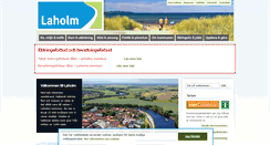 Desktop Screenshot of laholm.se